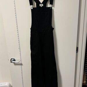 Cotton Black Overalls